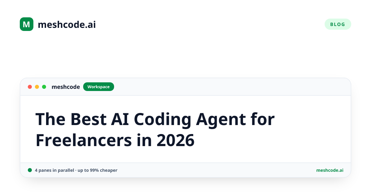 The Best AI Coding Agent for Freelancers in 2026