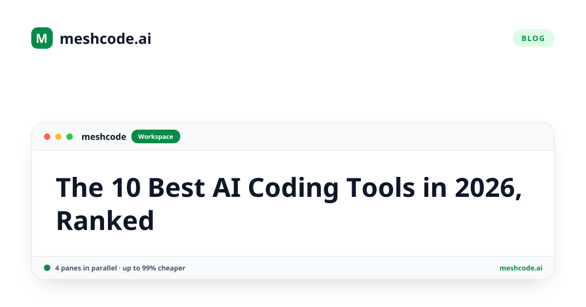 The 10 Best AI Coding Tools in 2026, Ranked