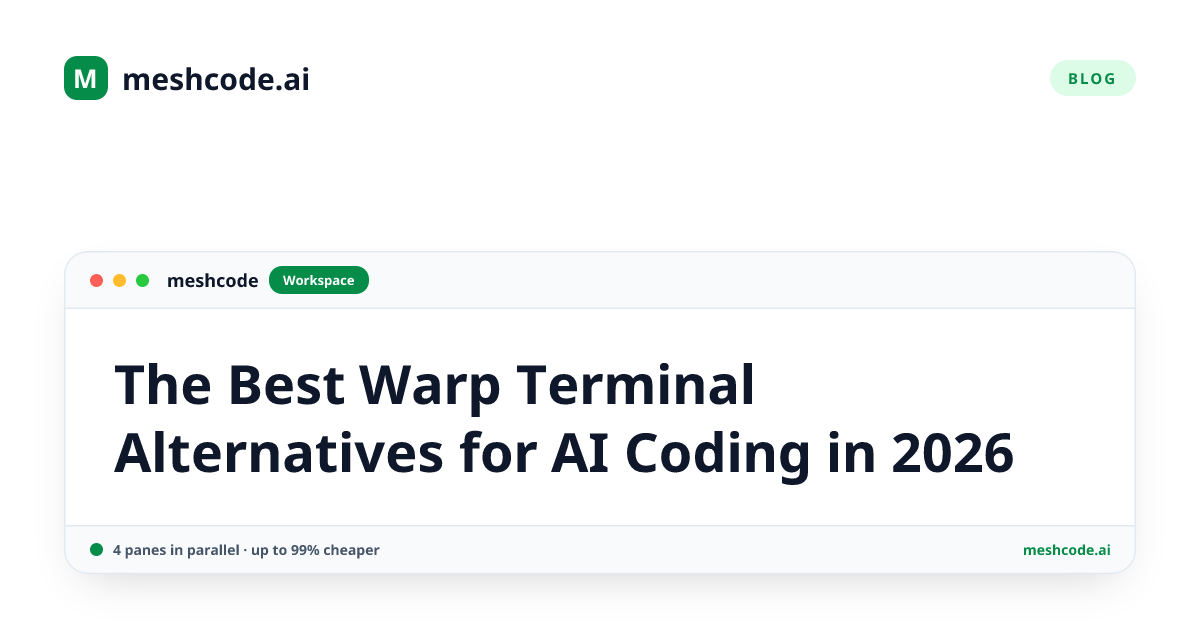 The Best Warp Terminal Alternatives for AI Coding in 2026