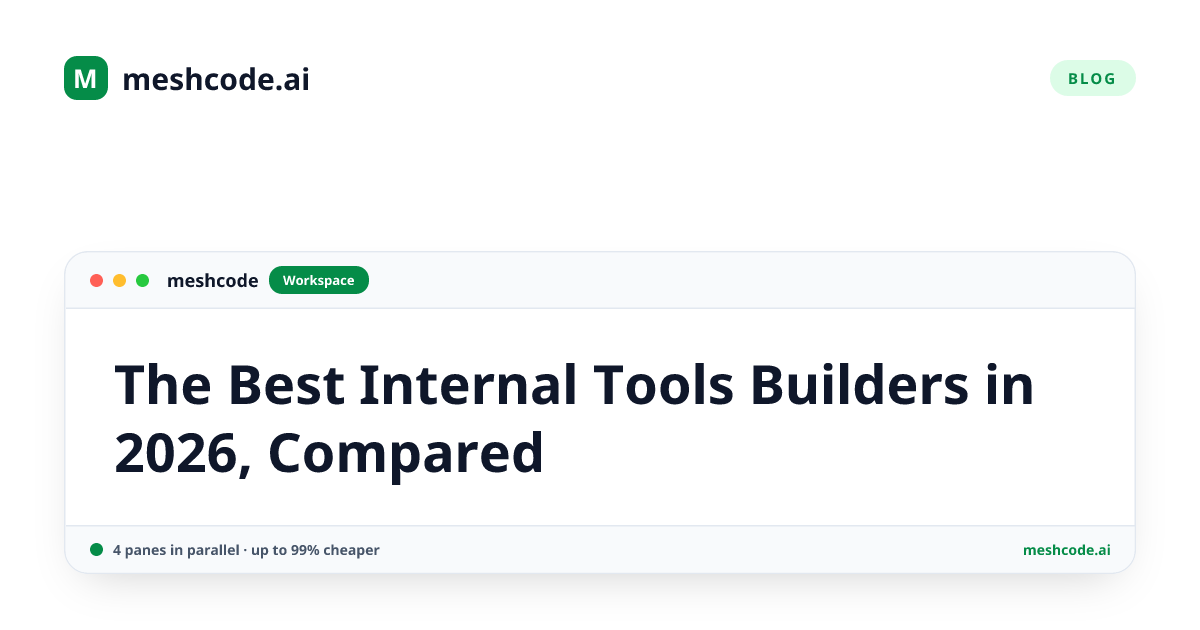 The Best Internal Tools Builders in 2026, Compared