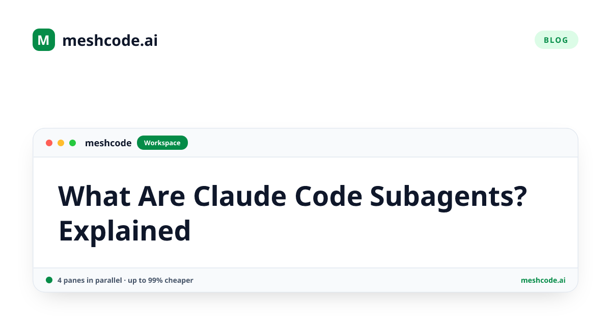 What Are Claude Code Subagents? Explained