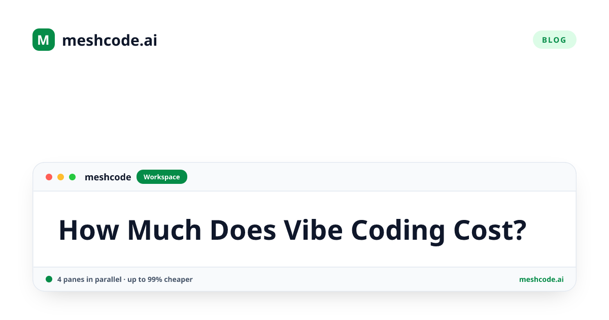 How Much Does Vibe Coding Cost?