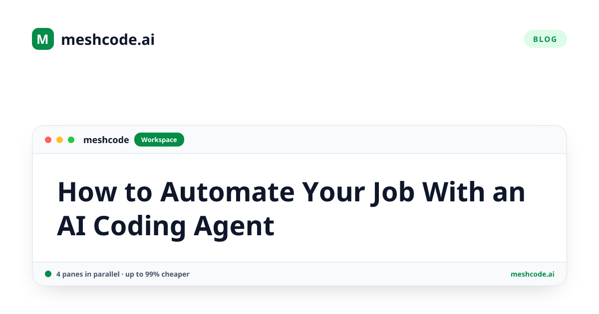 How to Automate Your Job With an AI Coding Agent