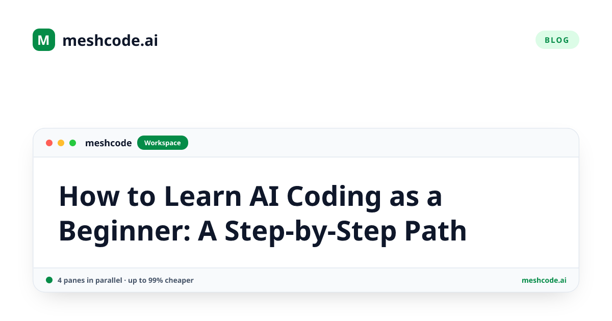 How to Learn AI Coding as a Beginner: A Step-by-Step Path