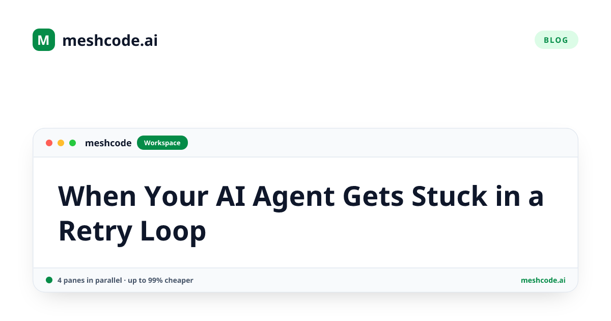 When Your AI Agent Gets Stuck in a Retry Loop