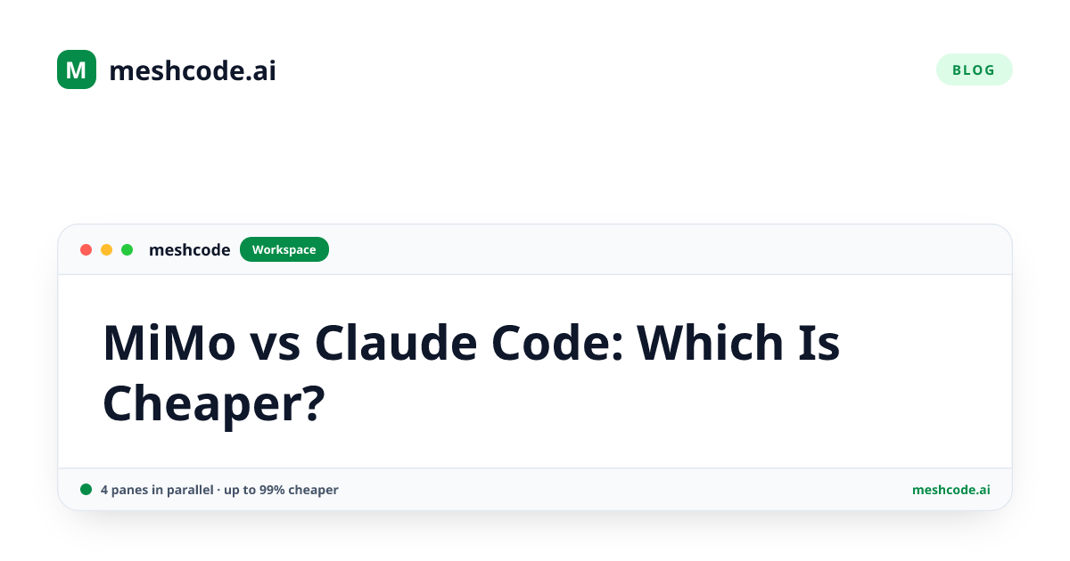 MiMo vs Claude Code: Which Is Cheaper?