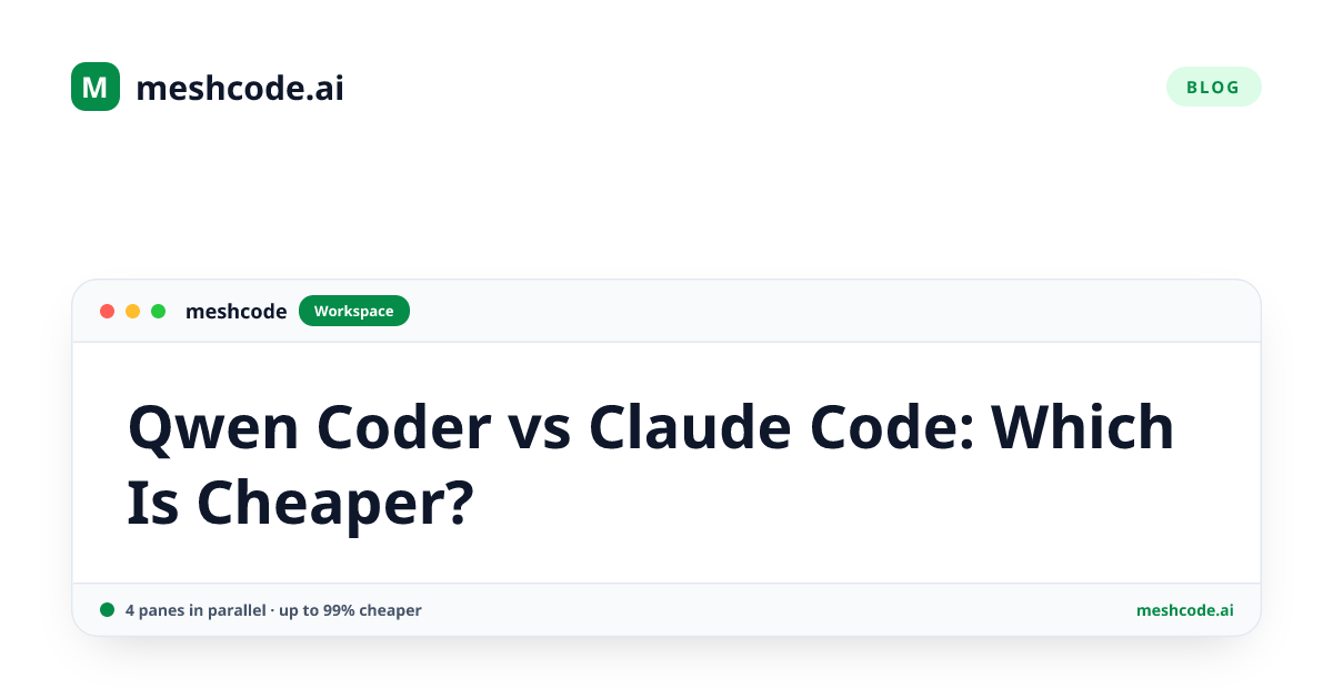 Qwen Coder vs Claude Code: Which Is Cheaper?
